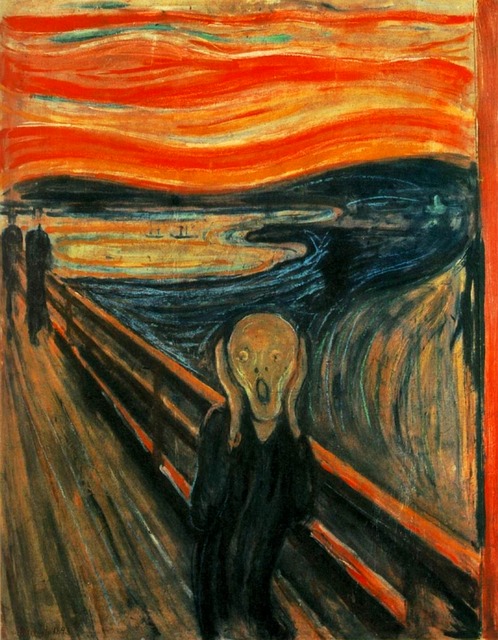 Picture of the painting the scream from Munch